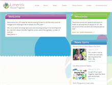 Tablet Screenshot of limerickeducatetogether.com